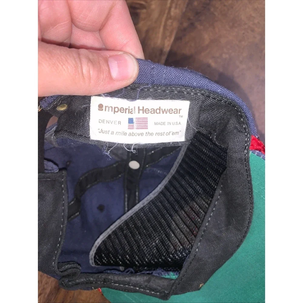 Vintage Dos Rios Leather Back Hat